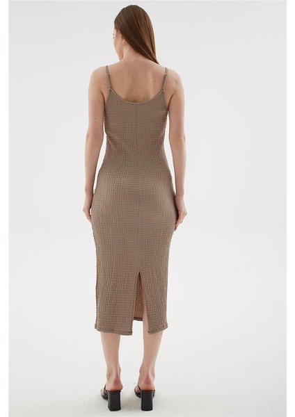 Askılı Elbise Bej indirimleri