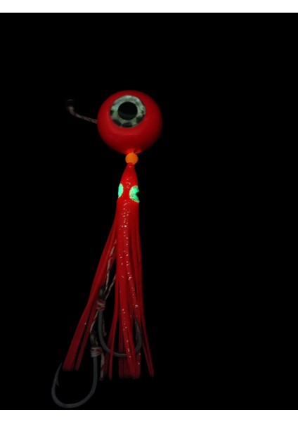 S.f. Jig Melek Gözü 200G Kırmızı Uv - 0/5 No Paslanmaz Iğne - Uv Glow Saçak fiyatları