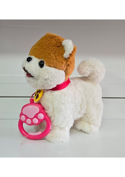 Oyuncak Uzaktan Kumandalı Köpek Sesli Dil Çıkaran Ses Kayıt Edebilen Pelüş Peluş