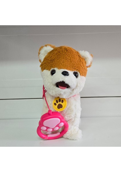 Oyuncak Uzaktan Kumandalı Köpek Sesli Dil Çıkaran Ses Kayıt Edebilen Pelüş Peluş