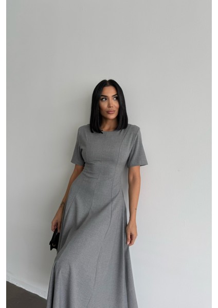 Gri Poliviskon Elbise fırsatları