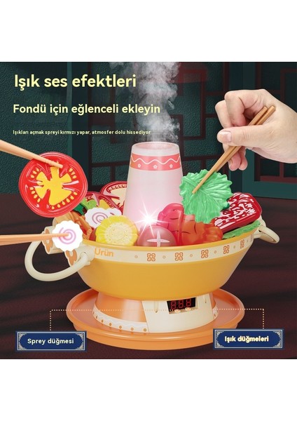 24 Parçalı Çocuk Oyun Evi Mutfak Pişirme Seti Oyuncak (Yurt Dışından)