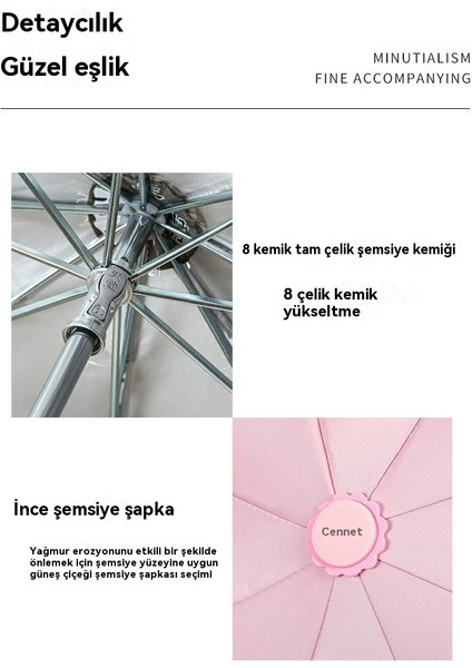 Gölge Anti-Uv Katlanabilir Şemsiye (Yurt Dışından)