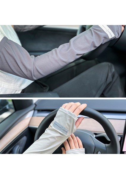 Kadın Yaz Moda Bisiklet Gevşek Uv Dayanıklı Buz Kollu (Yurt Dışından) modelleri