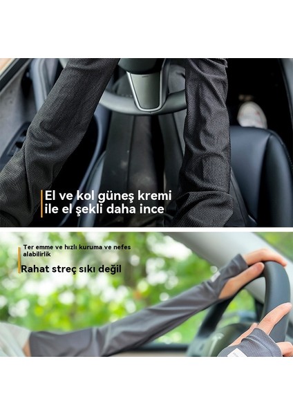 Kadın Yaz Moda Bisiklet Gevşek Uv Dayanıklı Buz Kollu (Yurt Dışından) fırsatları