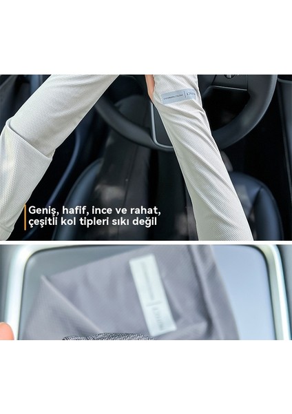 Kadın Yaz Moda Bisiklet Gevşek Uv Dayanıklı Buz Kollu (Yurt Dışından) indirimleri