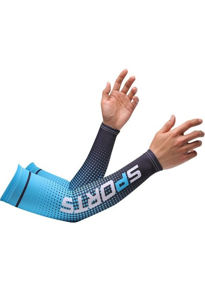 Erkekler Açık Anti-Spor Kol Güneş Koruyucu Buz Tel Kol Kılıfı (Yurt Dışından)