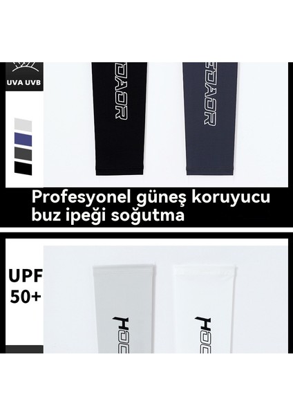 Erkekler Yaz Kollu Buz Ipeği Güneş Koruyucu Kollu (Yurt Dışından)