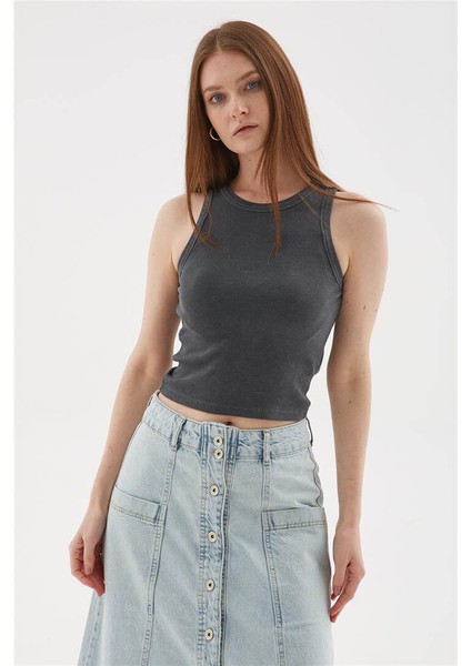 Halter Yaka Atlet Gri indirimleri