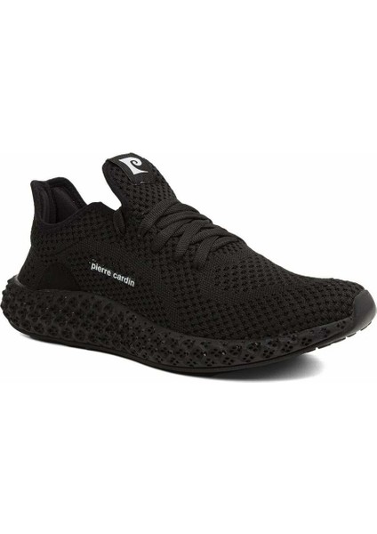 PC-30679 Fileli Erkek Günlük Yürüyüş Spor Ayakkabı Sneaker - Siyah - 40