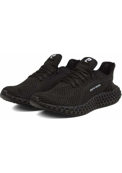 PC-30679 Fileli Erkek Günlük Yürüyüş Spor Ayakkabı Sneaker - Siyah - 40