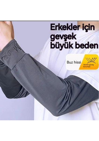 Gevşek Büyük Versiyonu Erkek Yaz Güneş Koruyucu Işlemeli Buz Kollu (Yurt Dışından) fiyatları