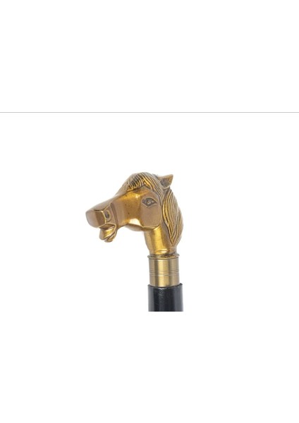Antik Gold Dekor At Figürlü Baston 95CM Dekoratif Hediyelik Obje Kaliteli fiyatları