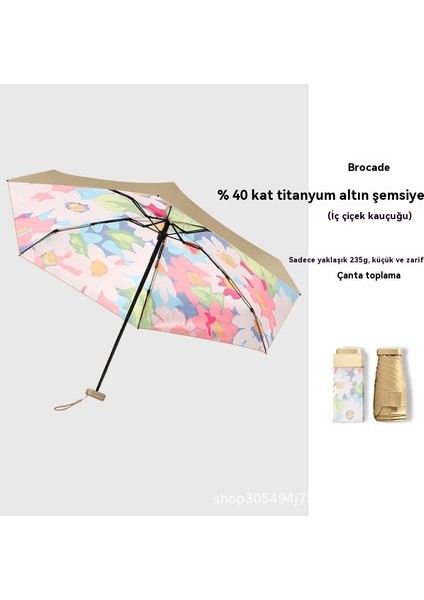 Yaz Açık 50 Güneşlik Katlanır Cep Şemsiye (Yurt Dışından)