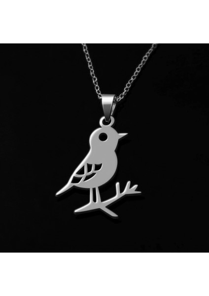 925 Ayar gümüş kolye kuş SM1620
