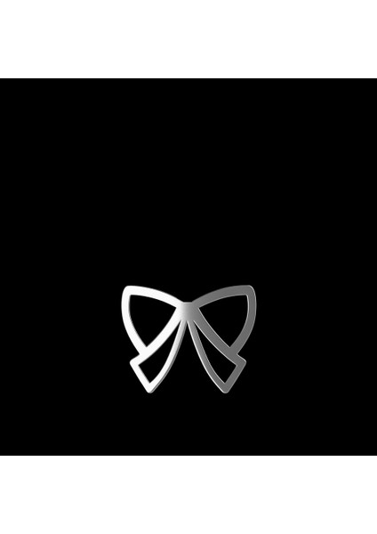 925 Ayar gümüş kolye papyon SM3243 fiyatları