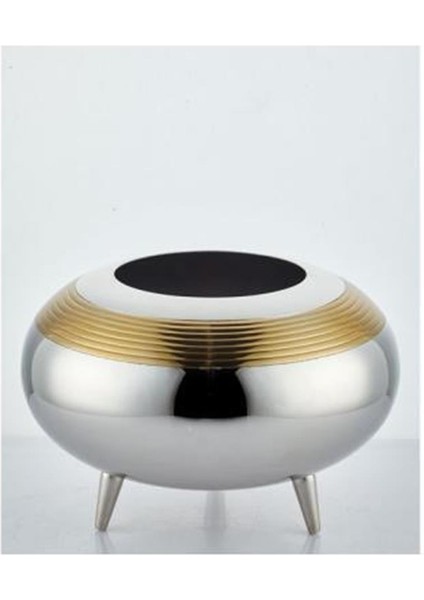 Lınes Nıckel Gold Fat Vase 25X25X17 cm