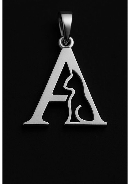 925 Ayar gümüş kolye Harf A SM2601
