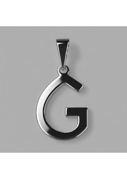 925 Ayar Gümüş Kolye Harf G SM2763