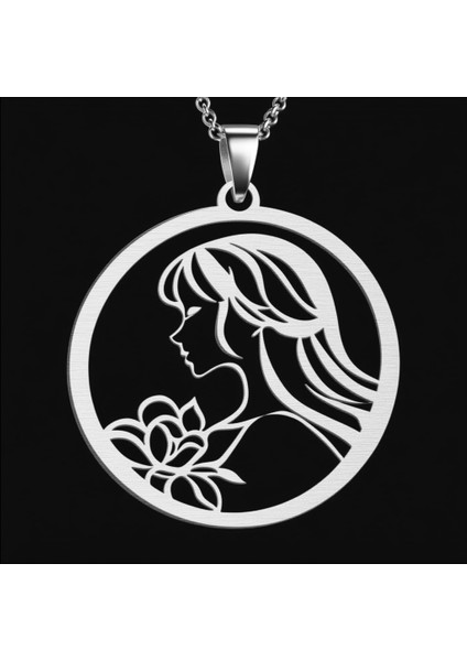 925 Ayar gümüş kolye kız SM3742