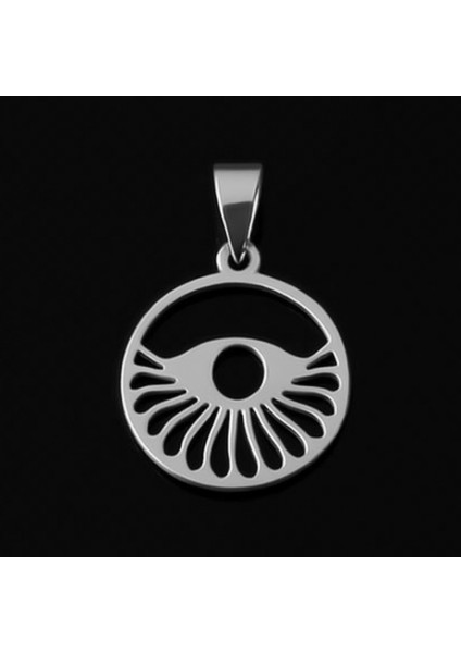 925 Ayar gümüş kolye Horus'un Gözü SM3649
