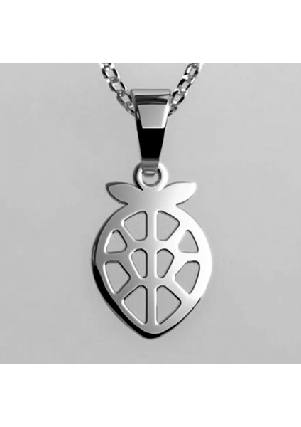 925 Ayar gümüş kolye çilek SM2492