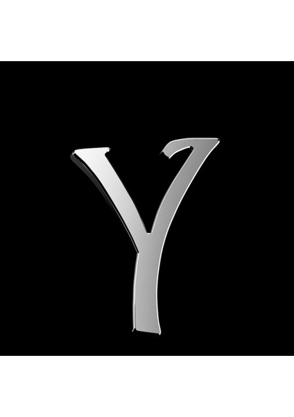 925 Ayar Gümüş Kolye Harf Y SM3218