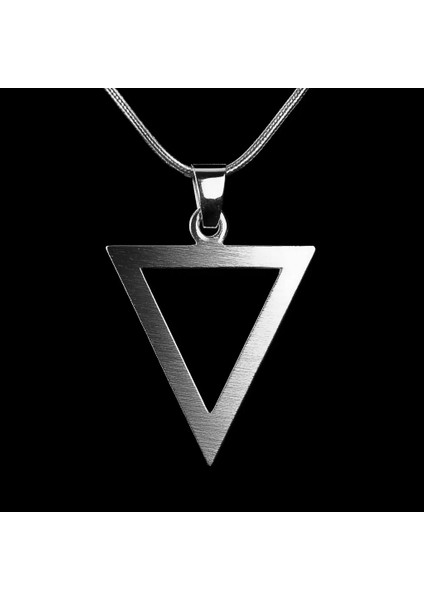 925 Ayar gümüş kolye üçgen SM3635