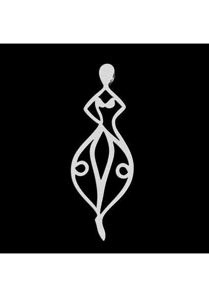 925 Ayar gümüş kolye balerin SM3362