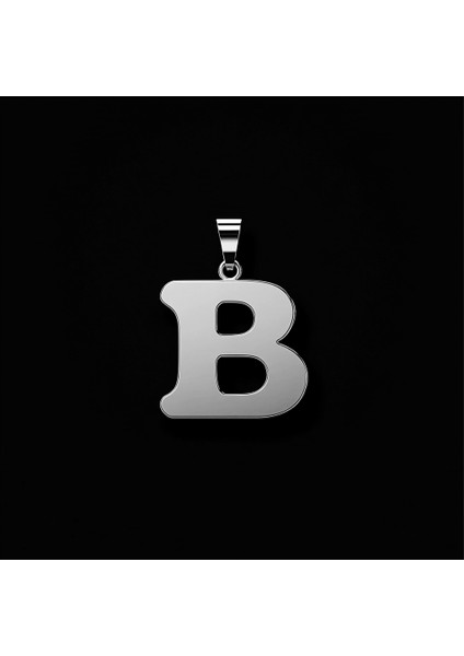 925 Ayar gümüş kolye Harf B SM2710