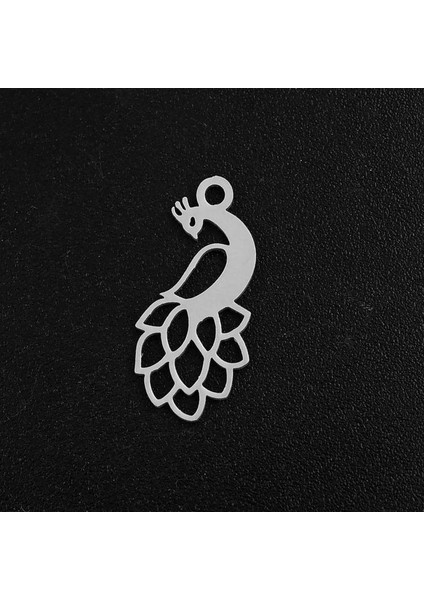 925 Ayar Gümüş Kolye Tavus Kuşu SM3416