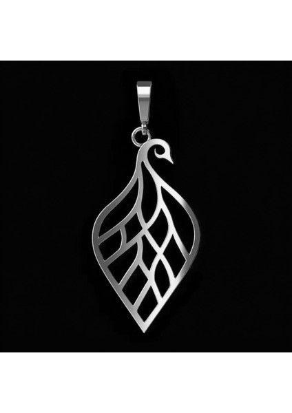 925 Ayar Gümüş Kolye Tavus Kuşu SM3437