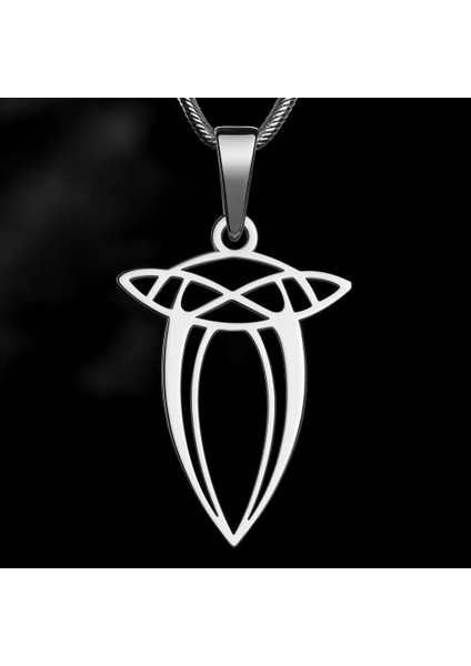 925 Ayar Gümüş Kolye Yüz SM3602