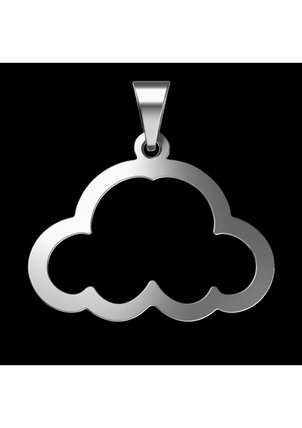 925 Ayar gümüş kolye bulut SM3389