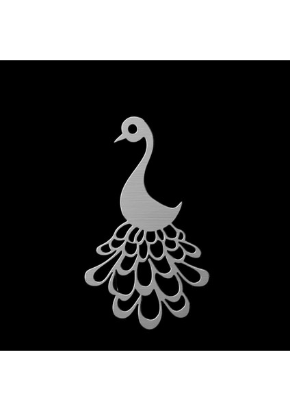 925 Ayar Gümüş Kolye Tavus Kuşu SM3434