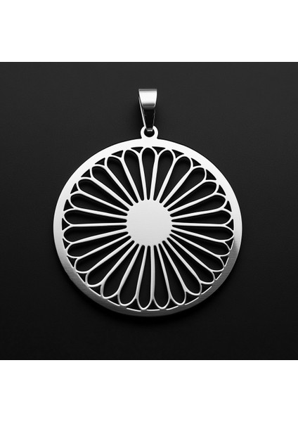 925 Ayar Gümüş Kolye Güneş SM2112