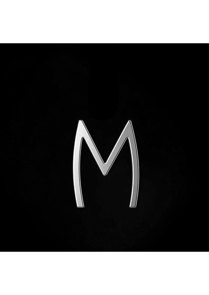 925 Ayar gümüş kolye Harf M SM2997