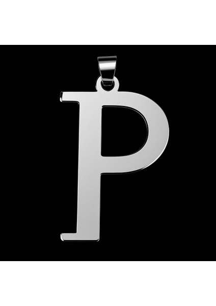 925 Ayar Gümüş Kolye Harf P SM2967