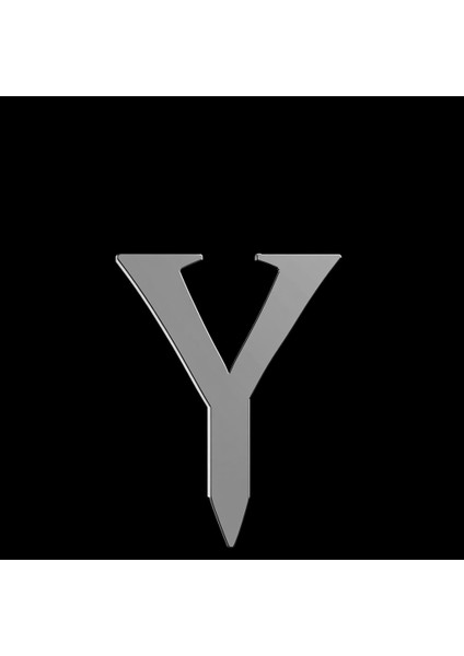 925 Ayar Gümüş Kolye Harf Y SM3216