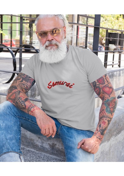 Shadow Samurai Baskılı Erkek Tişört fiyatları