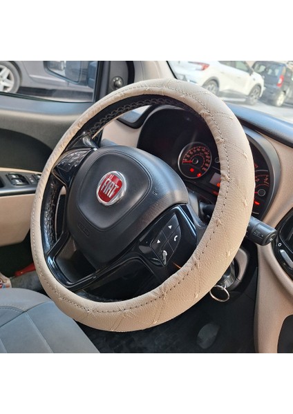 Delikli Geçmeli Direksiyon Kılıfı 38 cm