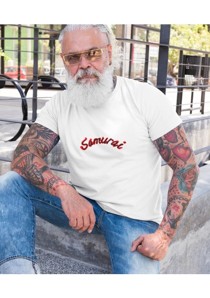 Shadow Samurai Baskılı Erkek Tişört fiyatları