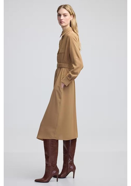 Ipekyol Metal Tokalı Gömlek Elbise fiyatları