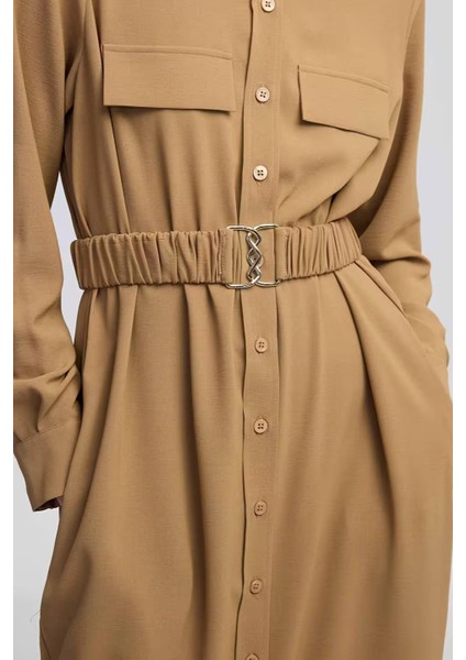 Ipekyol Metal Tokalı Gömlek Elbise modelleri