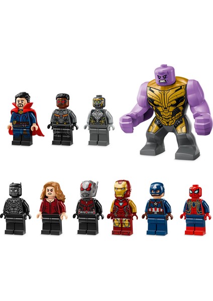 ® Marvel Avengers: Endgame Son Savaş 76323 - 10 Yaş & Üzeri Çocuklar için Yaratıcı Oyuncak Yapım Seti (621 Parça)