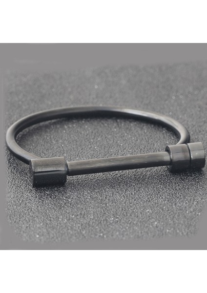 57MM Tarzı Sarı Altın Lxoen Yeni Moda Titanyum Paslanmaz Çelik Bilezikler Çivi Şekilli Manşet Bileklik Kadınlar Için Baget Hint Mücevherleri Pulseiras (Yurt Dışından) fırsatları