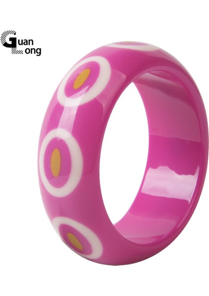 KB180-8 Guanlong Moda Hint Kore Akrilik Reçine Kız Bilezikleri ve Kolyeler ile Charm'li El Yapımı Bilezikler Kadınlar Için Düğün Takıları (Yurt Dışından) modelleri