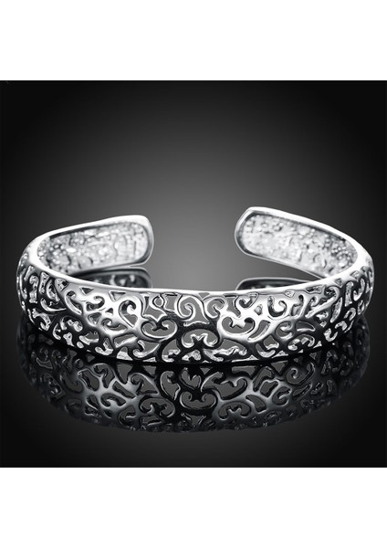 DB414 2020 Vintage Moda Kaplama Çerçeve Oymalı Manşet Bilezik Açık Bilezik Kız Bilezikler ve Bilezikler Bayan Sevimli Kadın Düğün Takı (Yurt Dışından) fiyatları