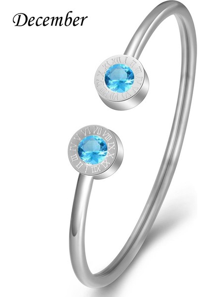 No.9 Boyutu Kadın Kristal Sonsuz Aşk Pulseira Titanyum Çelik Bileklik & Bilezik Tasarımı (Yurt Dışından)