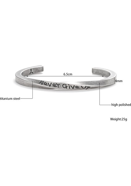 I1 Vintage Bilezik Bilezik Erkekler Kadınlar Bilezik Retro Viking Titanyum Çelik Rahat Eski Moda Takı Pulseira (Yurt Dışından)